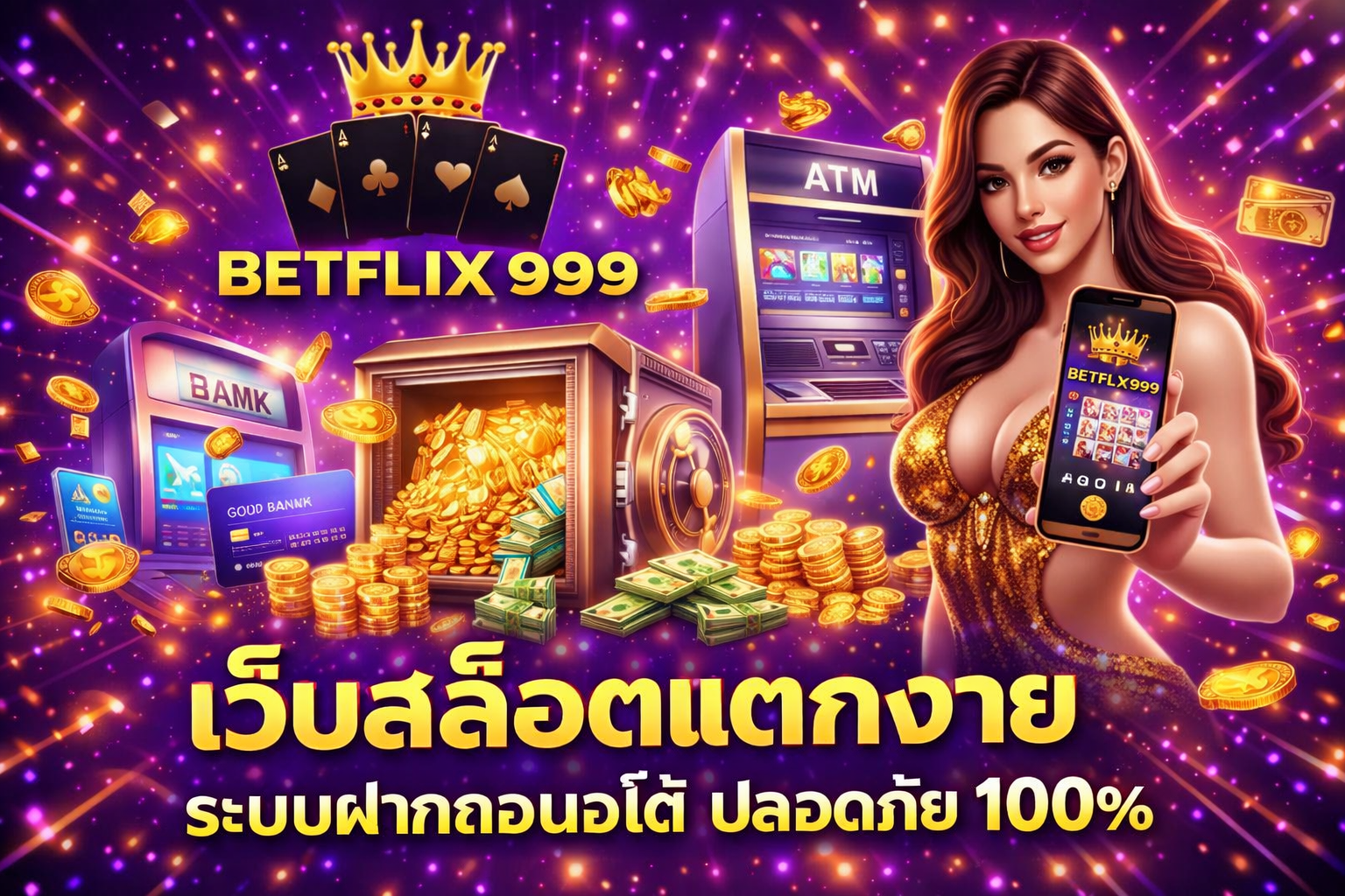 เว็บสล็อตแตกง่าย อัปเดตเกมใหม่ทุกวัน ระบบฝากถอนออโต้ ปลอดภัย 100%